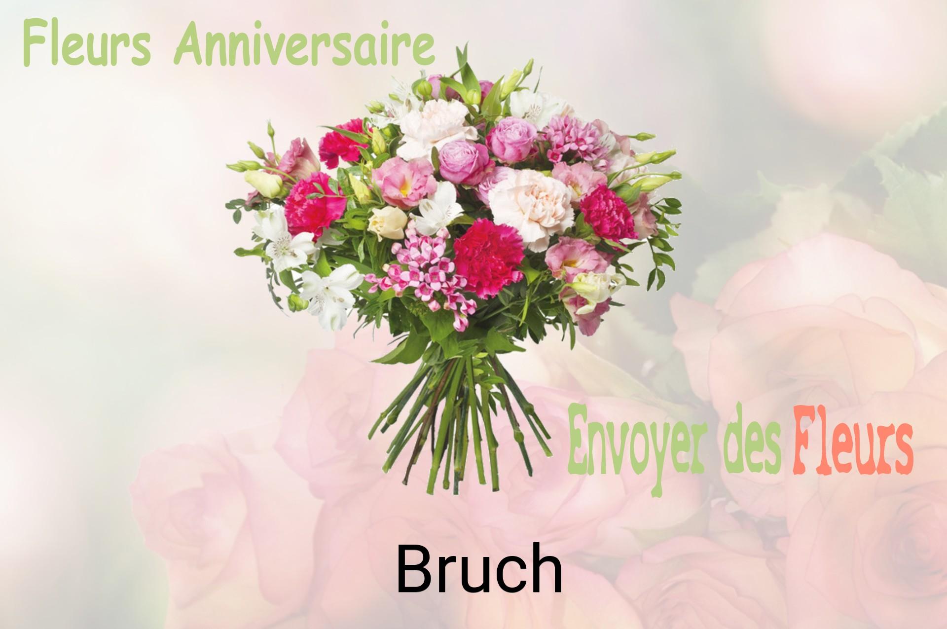 Bouquet de fleurs d’anniversaire livré à Bruch