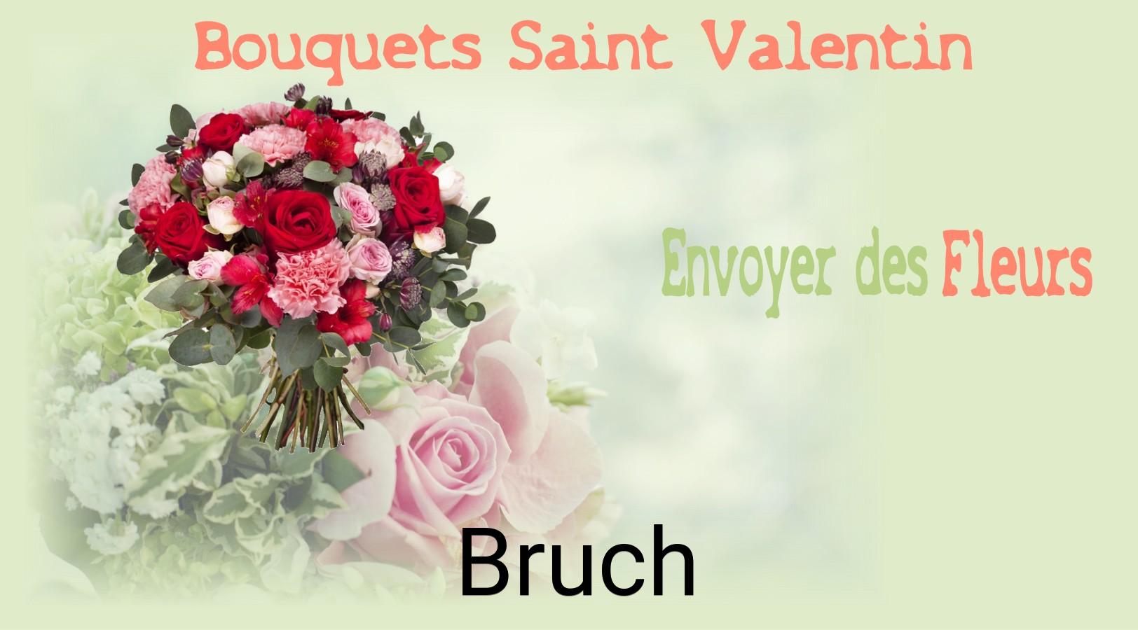 Roses de Saint-Valentin livrées à Bruch